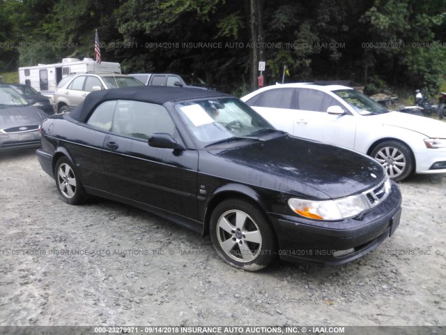 YS3DF78K327007638 - 2002 SAAB 9-3 SE BLACK photo 1