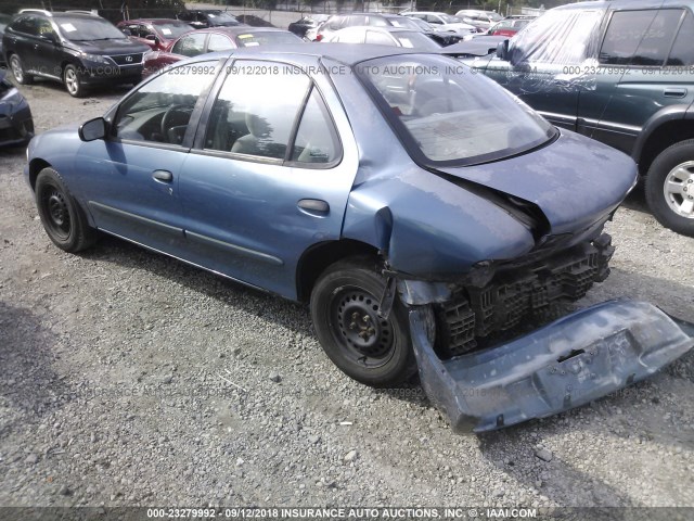 1G1JF5244X7137579 - 1999 CHEVROLET CAVALIER LS BLUE photo 3