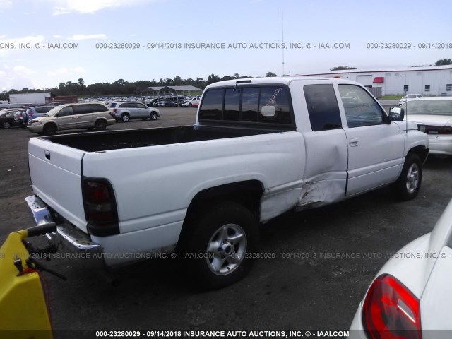 3B7HC13Y5VG806307 - 1997 DODGE RAM 1500 WHITE photo 4