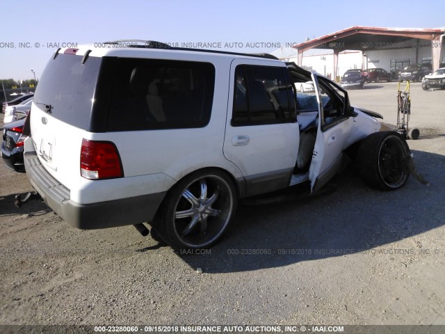 1FMRU15W53LC51562 - 2003 FORD EXPEDITION XLT WHITE photo 4