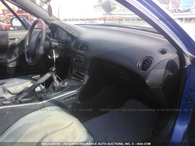 JHMEH6167PS017556 - 1993 HONDA CIVIC DEL SOL SI BLUE photo 5