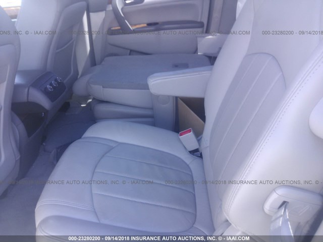 5GALRBED5AJ179613 - 2010 BUICK ENCLAVE CXL თეთრი ფოტო 8