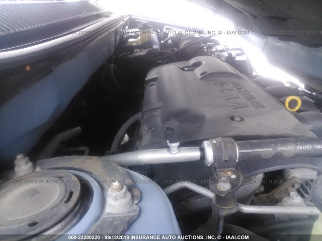 2T1KR32E34C212590 - 2004 TOYOTA COROLLA MATRIX XR BLUE photo 10