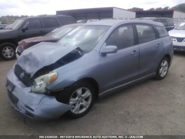 2T1KR32E34C212590 - 2004 TOYOTA COROLLA MATRIX XR BLUE photo 2