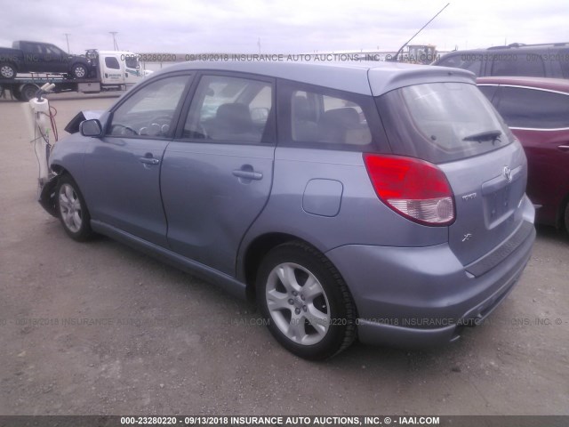 2T1KR32E34C212590 - 2004 TOYOTA COROLLA MATRIX XR BLUE photo 3