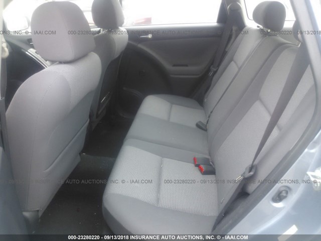 2T1KR32E34C212590 - 2004 TOYOTA COROLLA MATRIX XR BLUE photo 8