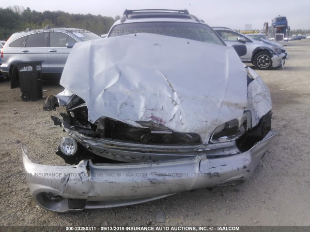 4S4BT62C267101708 - 2006 SUBARU BAJA SPORT SILVER photo 6