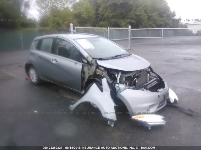 3N1CE2CP7EL430866 - 2014 NISSAN VERSA NOTE S/S PLUS/SV/SL GRAY photo 1