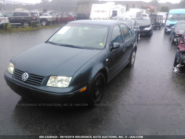 3VWRK69M03M127128 - 2003 VOLKSWAGEN JETTA GL GREEN photo 2