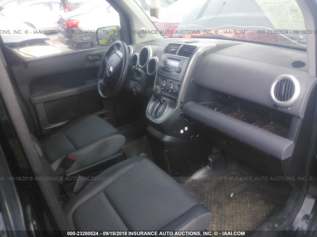 5J6YH28503L006644 - 2003 HONDA ELEMENT EX BLACK photo 5