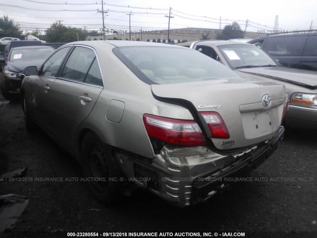 4T1BE46K27U044087 - 2007 TOYOTA CAMRY NEW GENERAT CE/LE/XLE/SE TAN photo 3