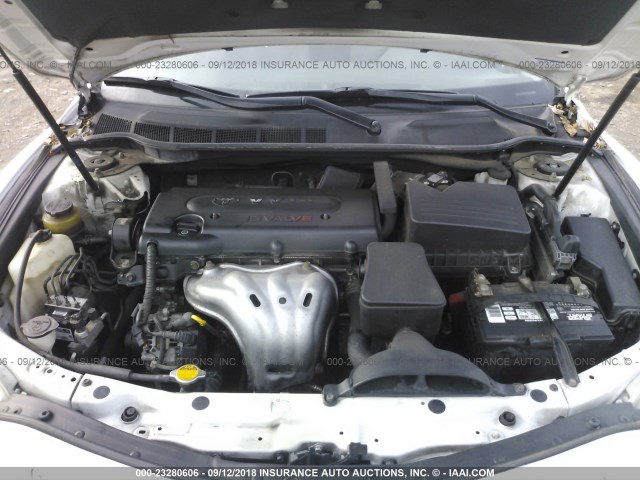 4T1BE46K97U712418 - 2007 TOYOTA CAMRY NEW GENERAT CE/LE/XLE/SE WHITE photo 10