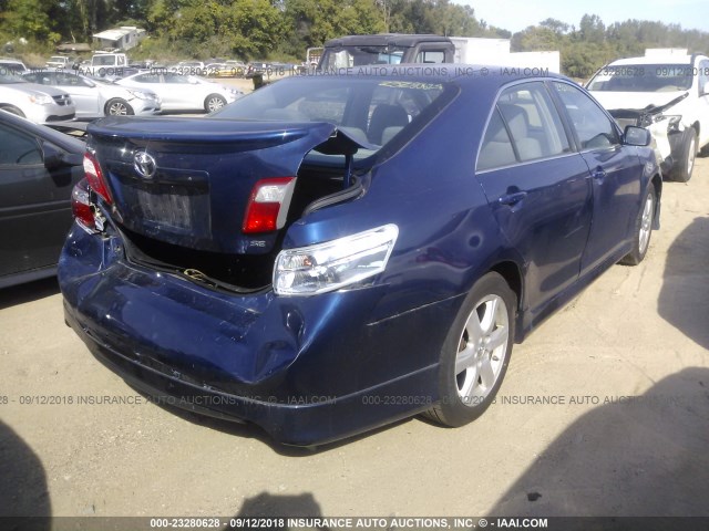 4T1BE46K29U351231 - 2009 TOYOTA CAMRY SE/LE/XLE 蓝色 照片 4