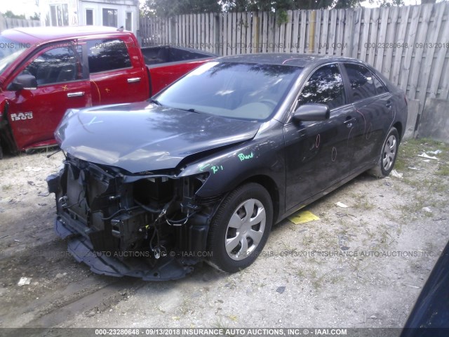 4T1BE46K19U887667 - 2009 TOYOTA CAMRY SE/LE/XLE GRAY photo 2