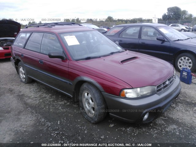 4S3BG6850V7638397 - 1997 SUBARU LEGACY OUTBACK/LIMITED MAROON photo 1