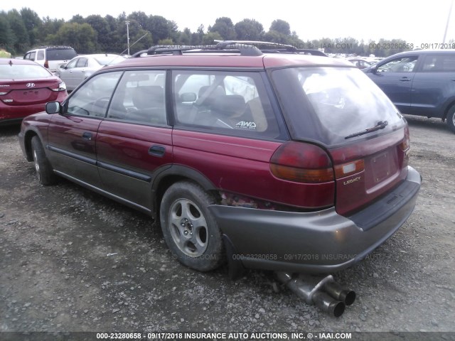 4S3BG6850V7638397 - 1997 SUBARU LEGACY OUTBACK/LIMITED MAROON photo 3