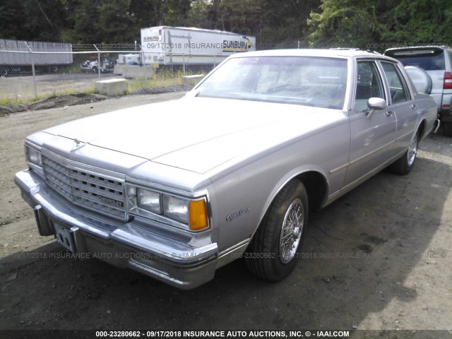 2G1AN69H1D1243160 - 1983 CHEVROLET CAPRICE CLASSIC GRAY photo 2