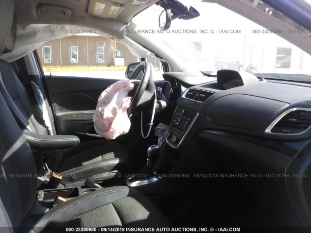 KL4CJBSB0FB220010 - 2015 BUICK ENCORE CONVENIENCE 银色 照片 5