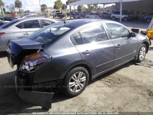 1N4CL2AP1AC154251 - 2010 NISSAN ALTIMA HYBRID GRAY photo 4