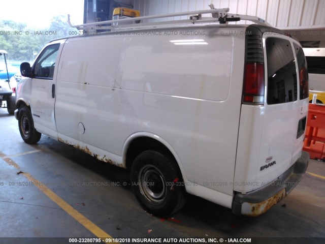 1GTGG25R4Y1259688 - 2000 GMC SAVANA G2500 WHITE photo 3