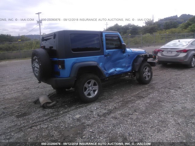 1J4GA2D16AL159478 - 2010 JEEP WRANGLER SPORT BLUE photo 4