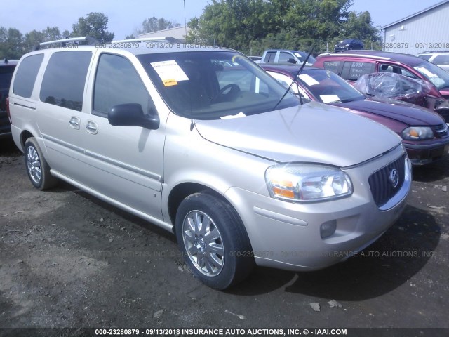 5GADV331X7D141333 - 2007 BUICK TERRAZA CXL TAN photo 1