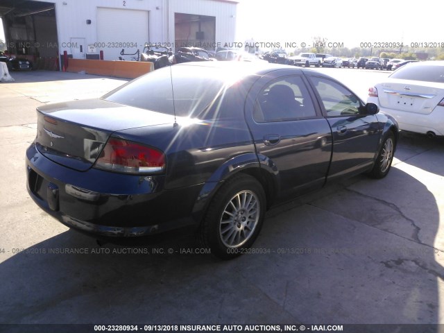 1C3EL46J55N592322 - 2005 CHRYSLER SEBRING BLUE photo 4