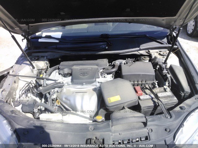 4T4BF1FK0FR484616 - 2015 TOYOTA CAMRY LE/XLE/SE/XSE 银色 照片 10