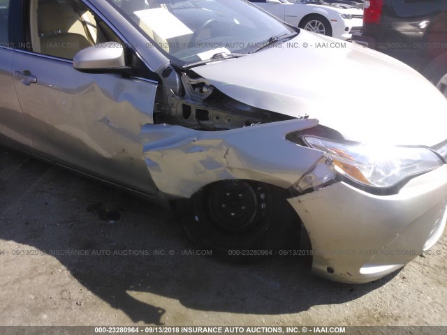 4T4BF1FK0FR484616 - 2015 TOYOTA CAMRY LE/XLE/SE/XSE SILVER photo 6