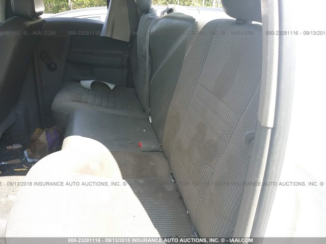 1D7KS28C46J202085 - 2006 DODGE RAM 2500 ST/SLT 白色 照片 8