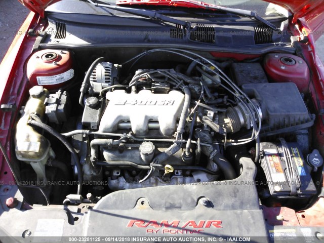 1G2NW52E93C210338 - 2003 PONTIAC GRAND AM GT RED photo 10