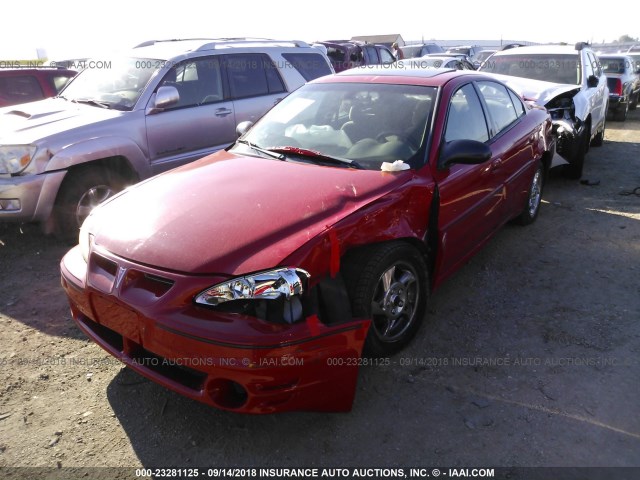 1G2NW52E93C210338 - 2003 PONTIAC GRAND AM GT RED photo 2