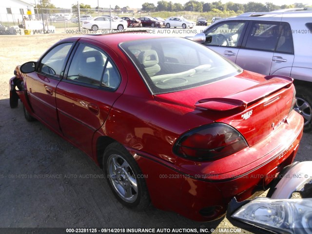 1G2NW52E93C210338 - 2003 PONTIAC GRAND AM GT RED photo 3