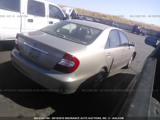 4T1BF30K94U074702 - 2004 TOYOTA CAMRY LE/XLE/SE Qızıl foto 4