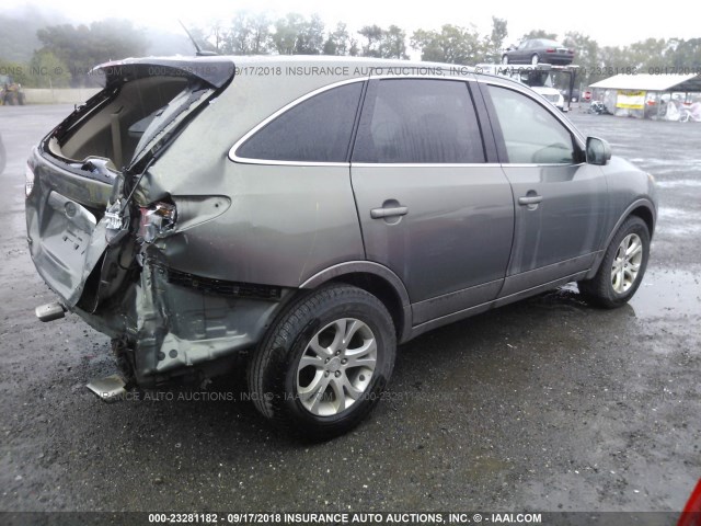 KM8NU13C98U071591 - 2008 HYUNDAI VERACRUZ GLS/SE/LIMITED GRAY photo 4