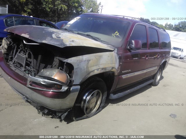 1GKFK16Z92J265694 - 2002 GMC YUKON XL K1500 RED photo 2