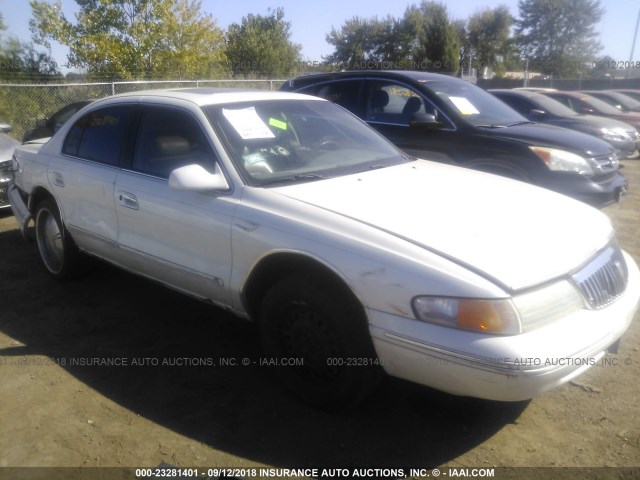 1LNLM97V6VY715960 - 1997 LINCOLN CONTINENTAL  Biały zdjęcie 1