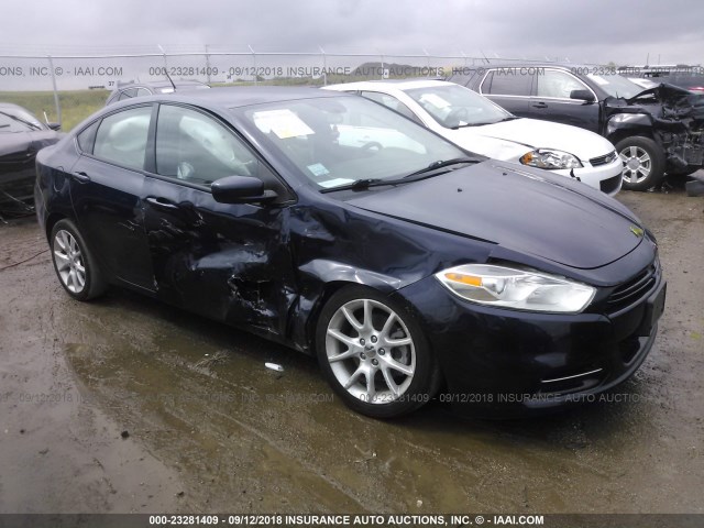 1C3CDFBA9DD105844 - 2013 DODGE DART SXT BLUE photo 1