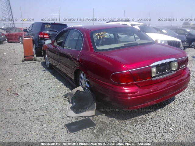 1G4HR54K03U178615 - 2003 BUICK LESABRE LIMITED MAROON photo 3