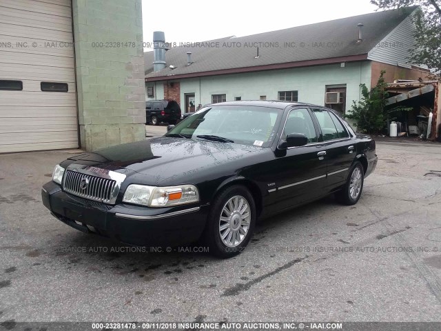 2MEBM7FV6AX625917 - 2010 MERCURY GRAND MARQUIS LS BLACK photo 2