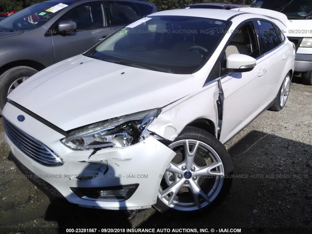 1FADP3J23GL274192 - 2016 FORD FOCUS TITANIUM WHITE photo 6