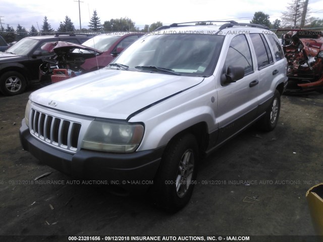 1J4GW48S54C377285 - 2004 JEEP GRAND CHEROKEE LAREDO/COLUMBIA/FREEDOM 灰色 照片 2