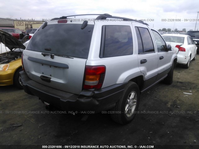 1J4GW48S54C377285 - 2004 JEEP GRAND CHEROKEE LAREDO/COLUMBIA/FREEDOM 灰色 照片 4