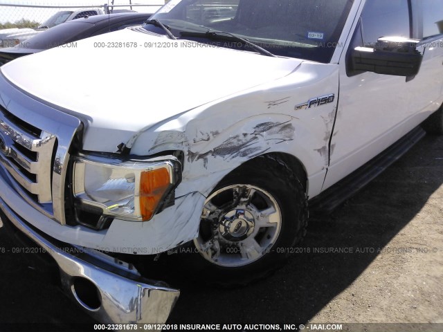 1FTFW1EF8CFB96296 - 2012 FORD F150 SUPERCREW WHITE photo 6