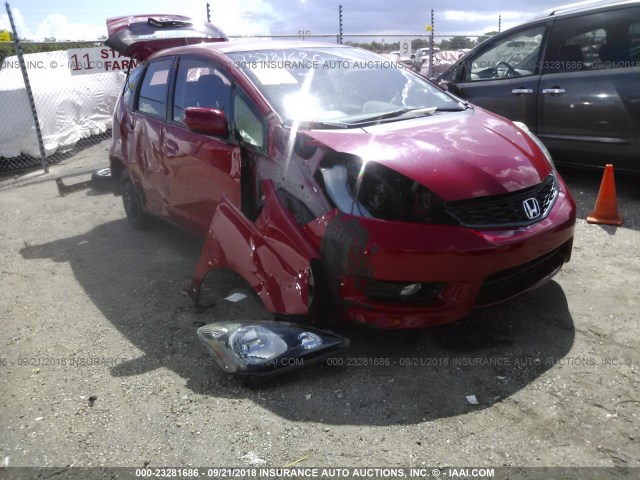 JHMGE8H57DC029870 - 2013 HONDA FIT SPORT RED photo 1