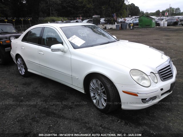 WDBUF87XX7X219159 - 2007 MERCEDES-BENZ E 350 4MATIC WHITE photo 1