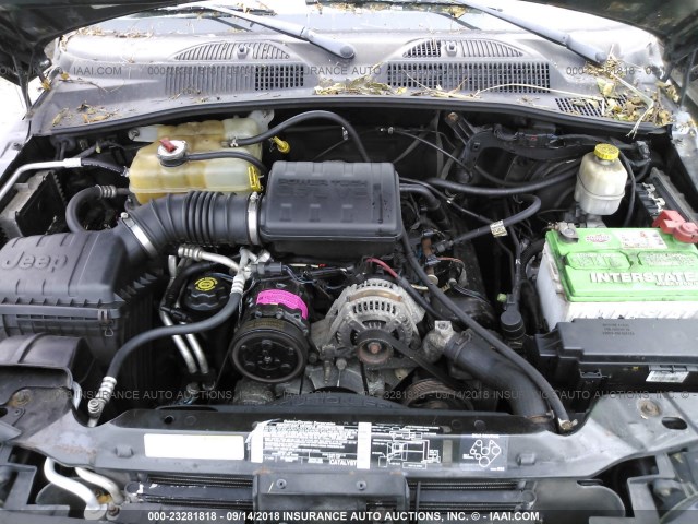 1J4GL48K13W592782 - 2003 JEEP LIBERTY SPORT/FREEDOM შავი ფოტო 10