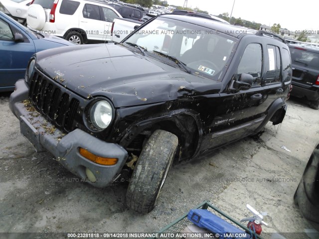 1J4GL48K13W592782 - 2003 JEEP LIBERTY SPORT/FREEDOM შავი ფოტო 2