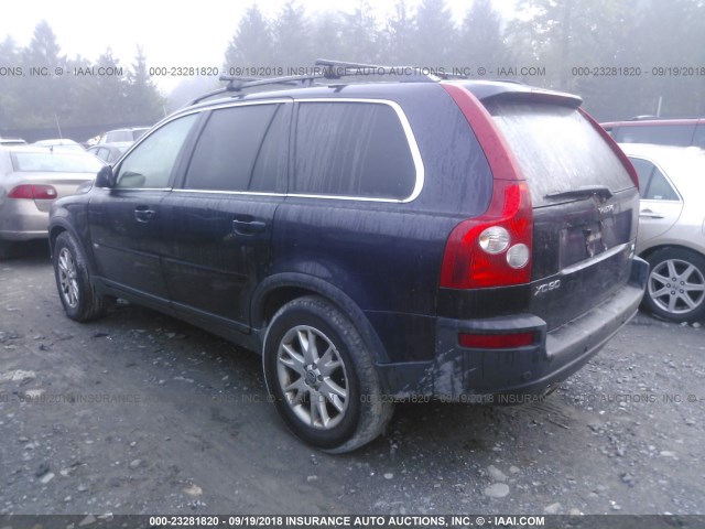 YV4CZ852861235712 - 2006 VOLVO XC90 V8 Dark Blue photo 3