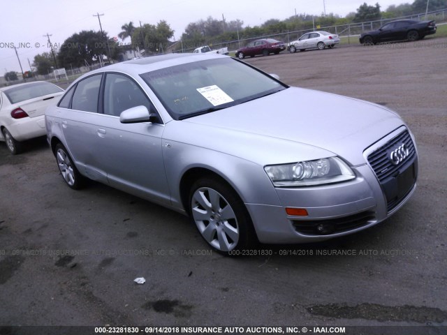 WAUDG74F85N104540 - 2005 AUDI A6 3.2 QUATTRO SILVER photo 1